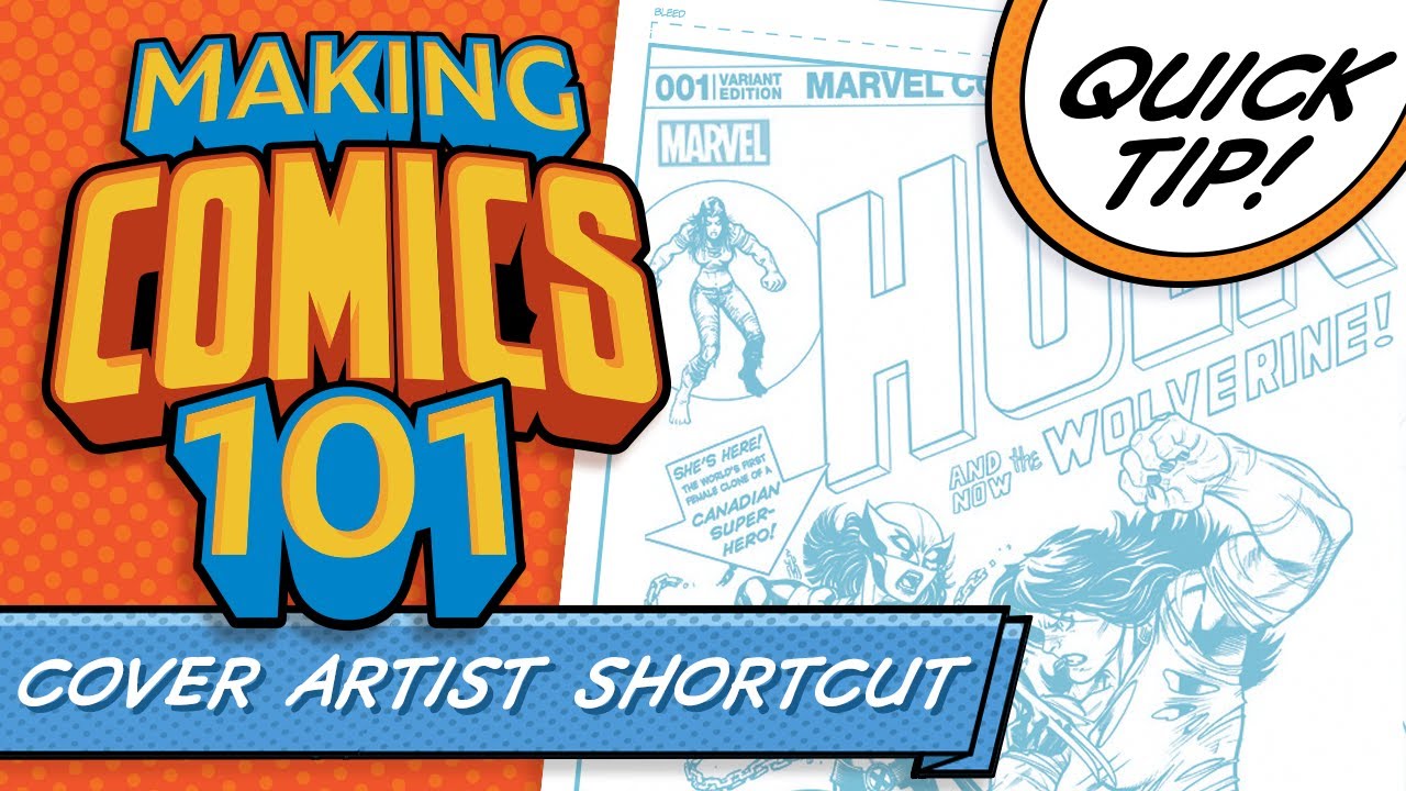 How To Get Work As A Comic Cover Artist! Quick Tip!