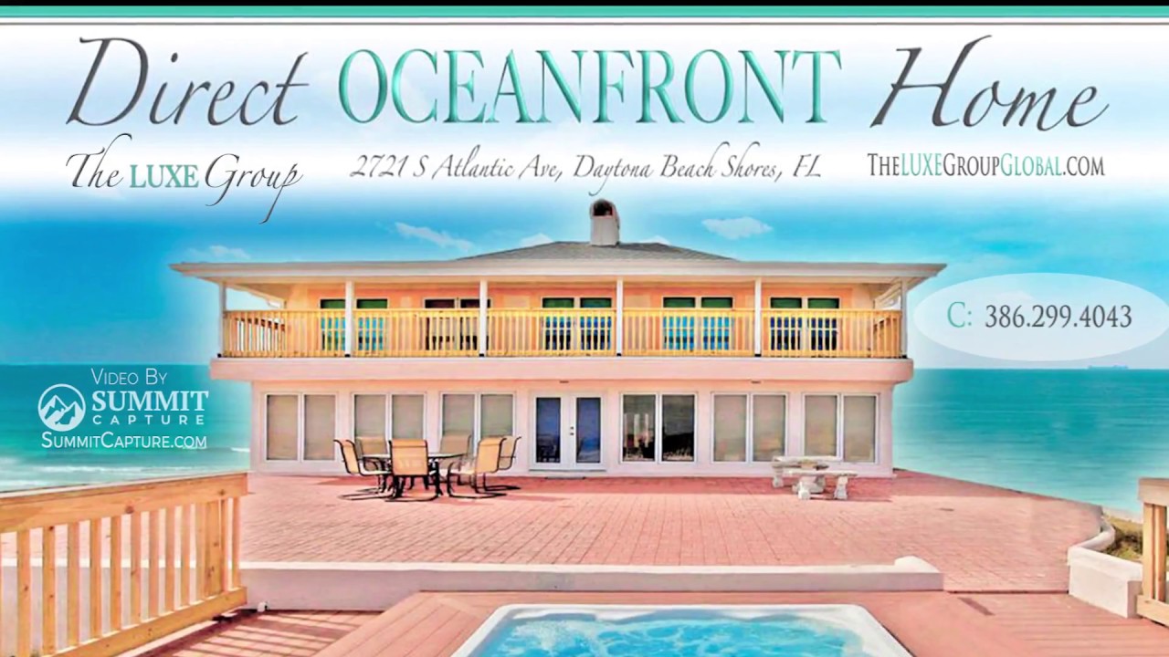 2721 S Atlantic Daytona Beach Shores Oceanfront Home For Sale
