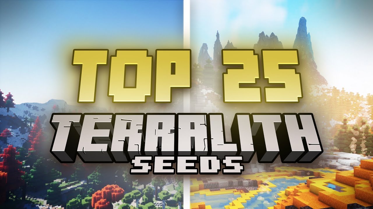 TOP 25 BEST OF TERRALITH SEEDS for Minecraft 1.20.1