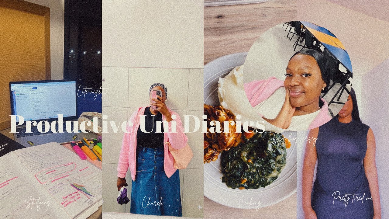 Productive Uni Diaries | Studying, Church, Cooking & Self-Care✨