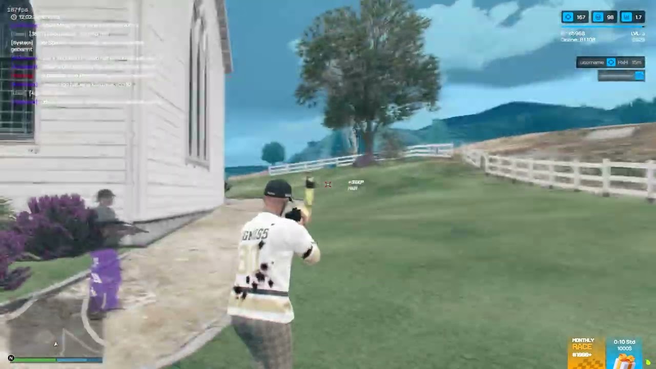 10 minutes on the server