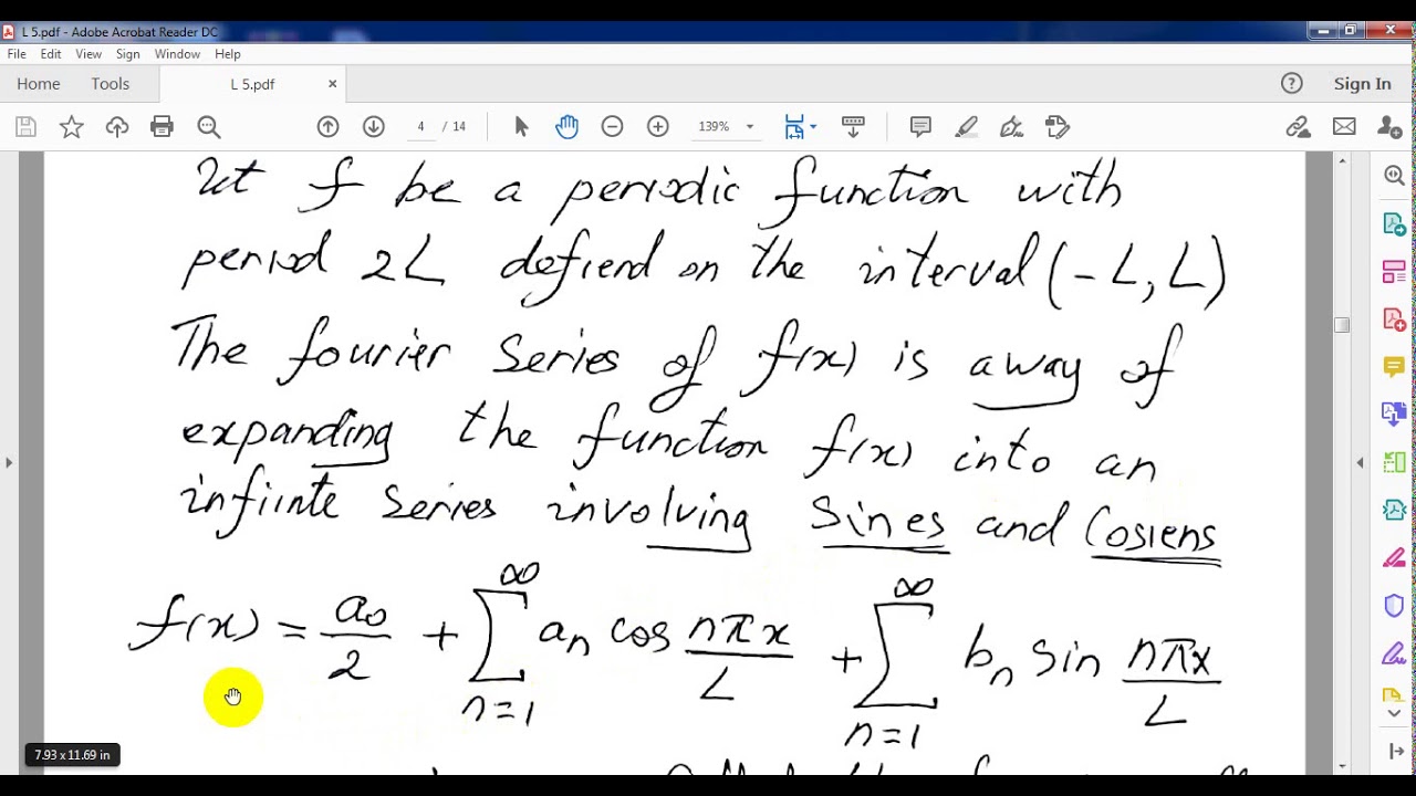 المادة: MATH 3(المحاضرة 5 - الجزء الاول) المرحلة الثانية/ هندسة تقنيات الحاسبات/ د حامد هاشم الزويني
