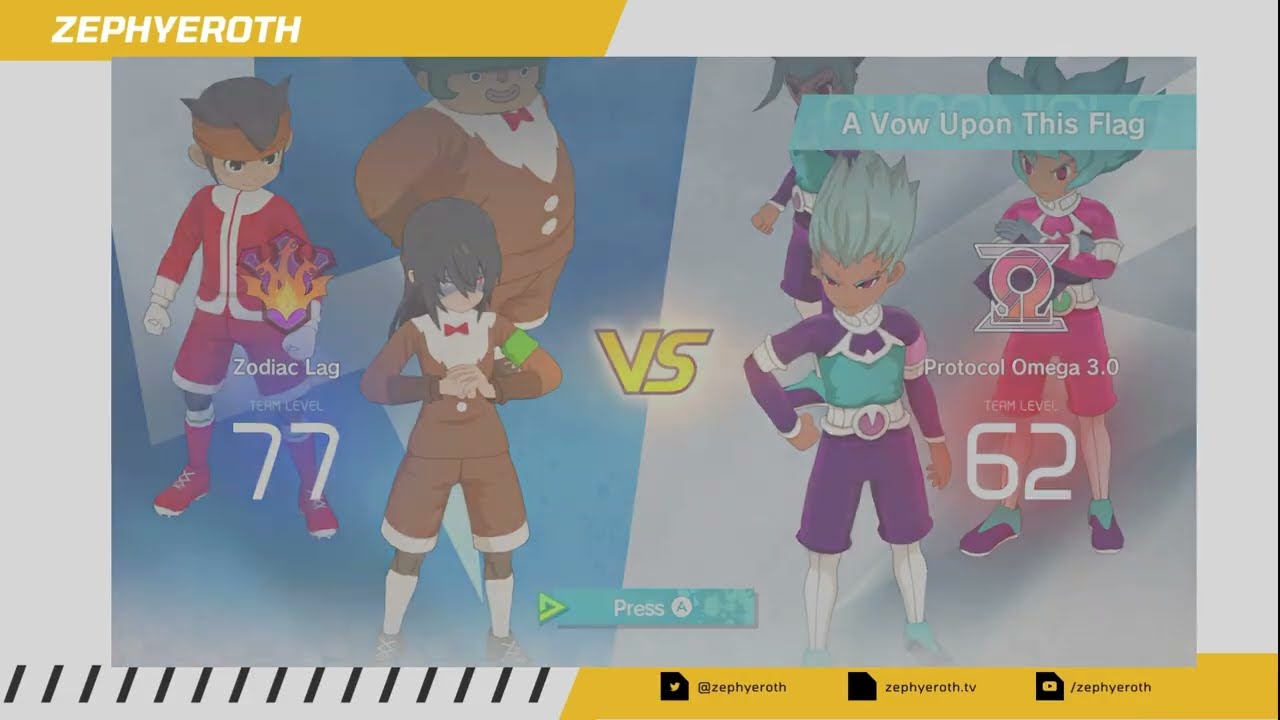 Inazuma Eleven VR - Chronicle Mode - Chrono Stone Route 8 - A Vow Upon This Flag