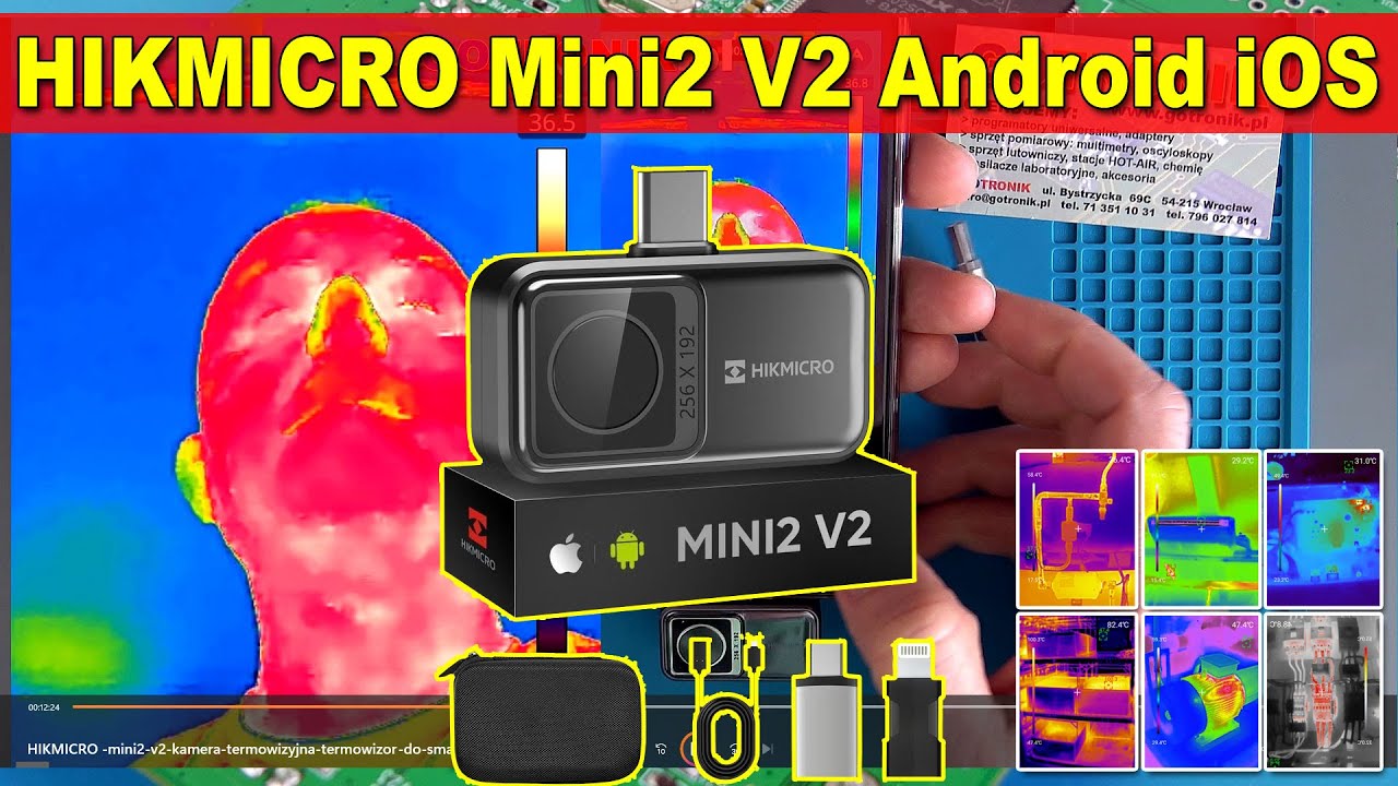HIKMICRO MINI 2 V2 kamera termowizyjna termowizor do smartphone Android USB-c iOS