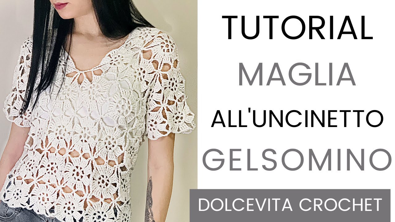 TUTORIAL MAGLIA ALL'UNCINETTO 