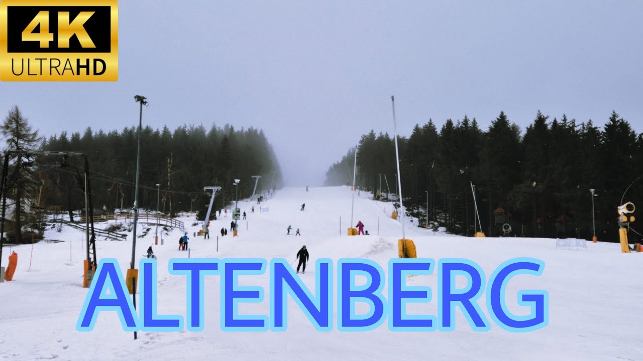 Skiing in Altenberg &ndash; A Thrilling Winter Adventure!  4K