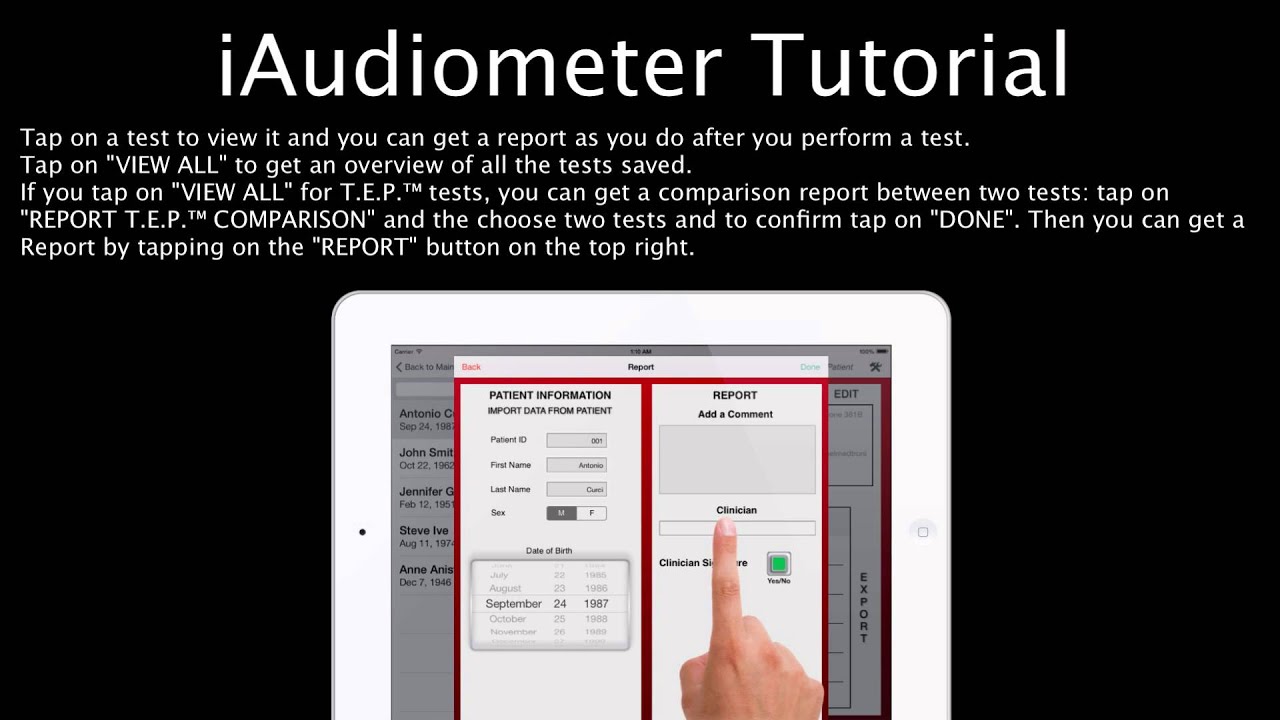iA Video Tutorial - Patients