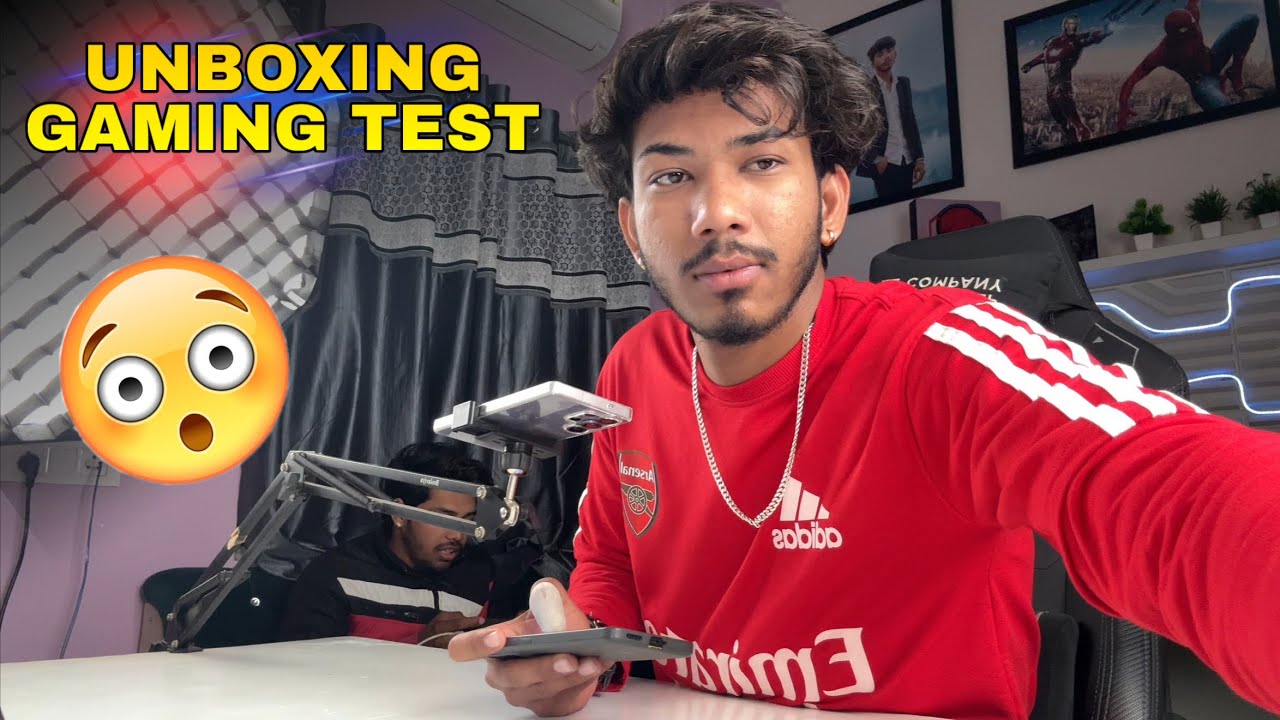unboxing and gaming test 6000mAH battery and MD 7300 ultimate processor 