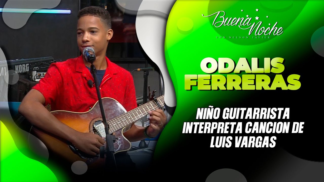 NIÑO GUITARRISTA INTERPRETA CANCION DE LUIS VARGAS