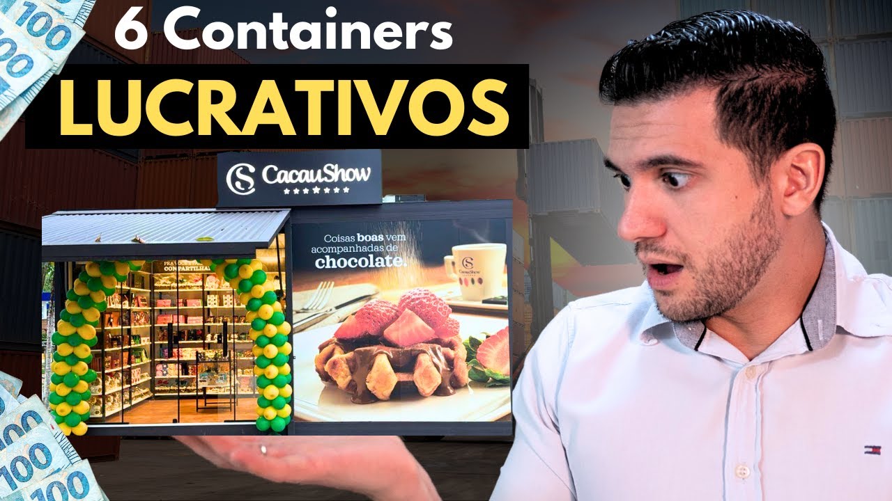 😱 6 Franquias Lucrativas de Containers que Custam a Partir de R$42 Mil
