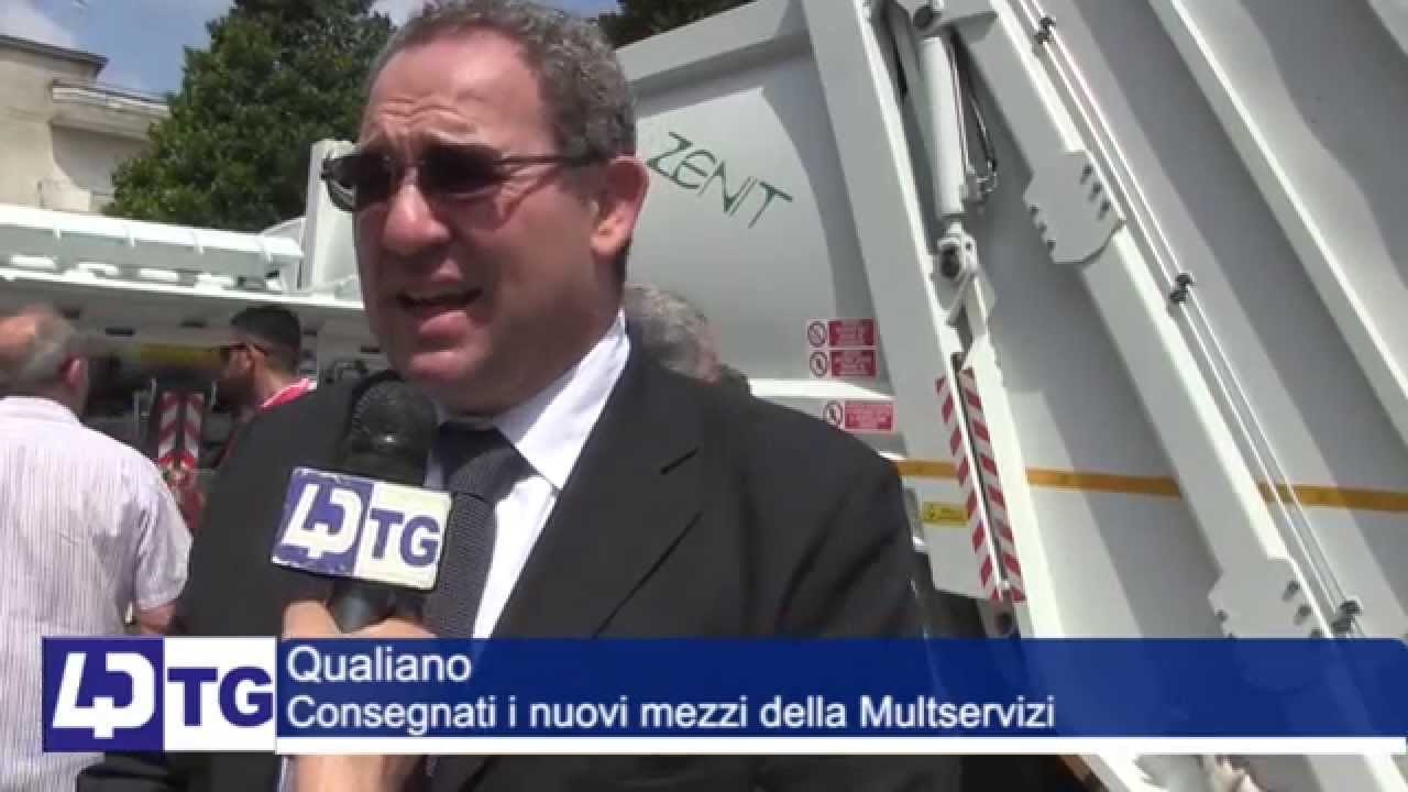 QUALIANO, CONSEGNATI I NUOVI MEZZI DELLA MULTISERVIZI