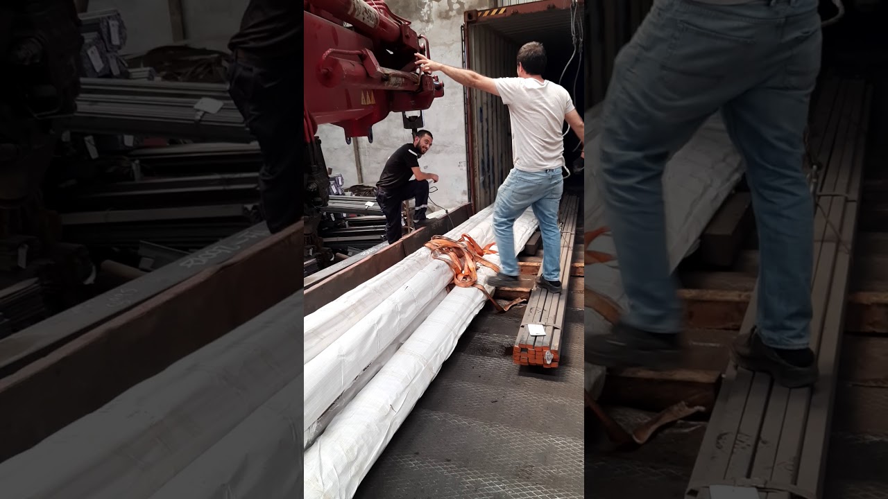 Konteynır nasıl yüklenir. Mobil vinç ile çelik yüklenmesi