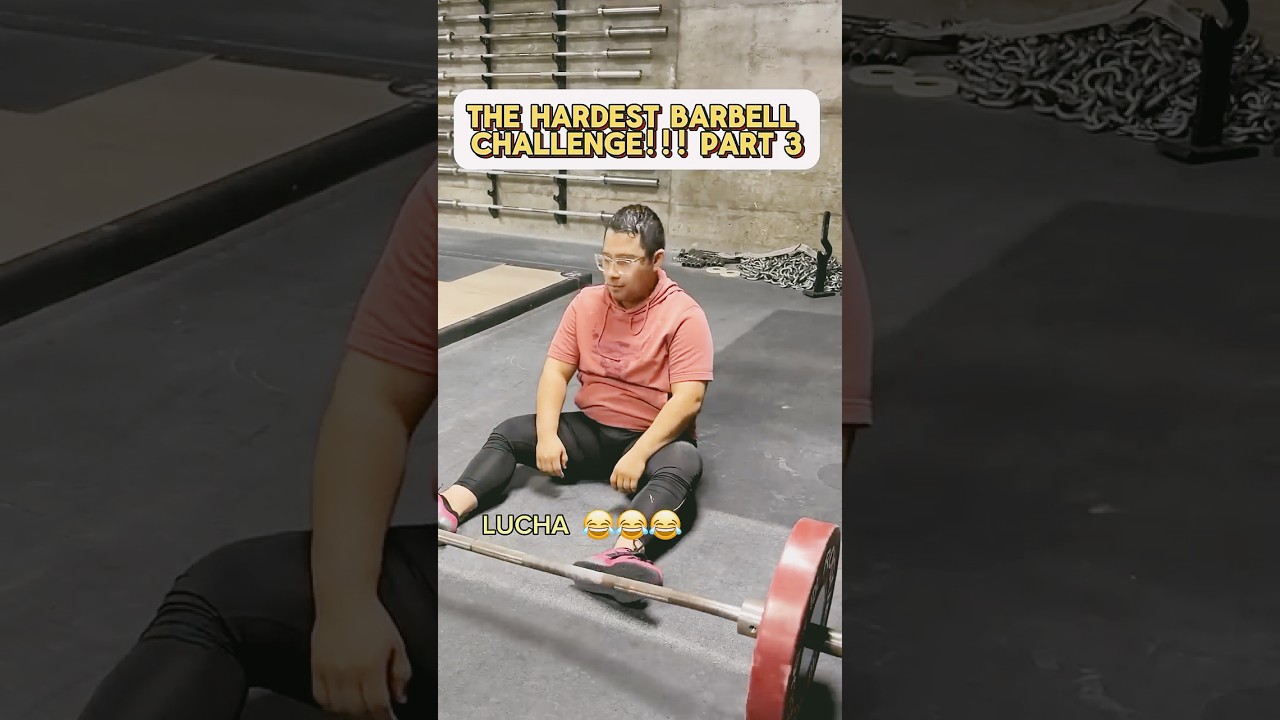 THE HARDEST BARBELL CHALLENGE!!?🤯💀 PART 3 #shortsfeed #shorts #gym #fitness #bodybuilding