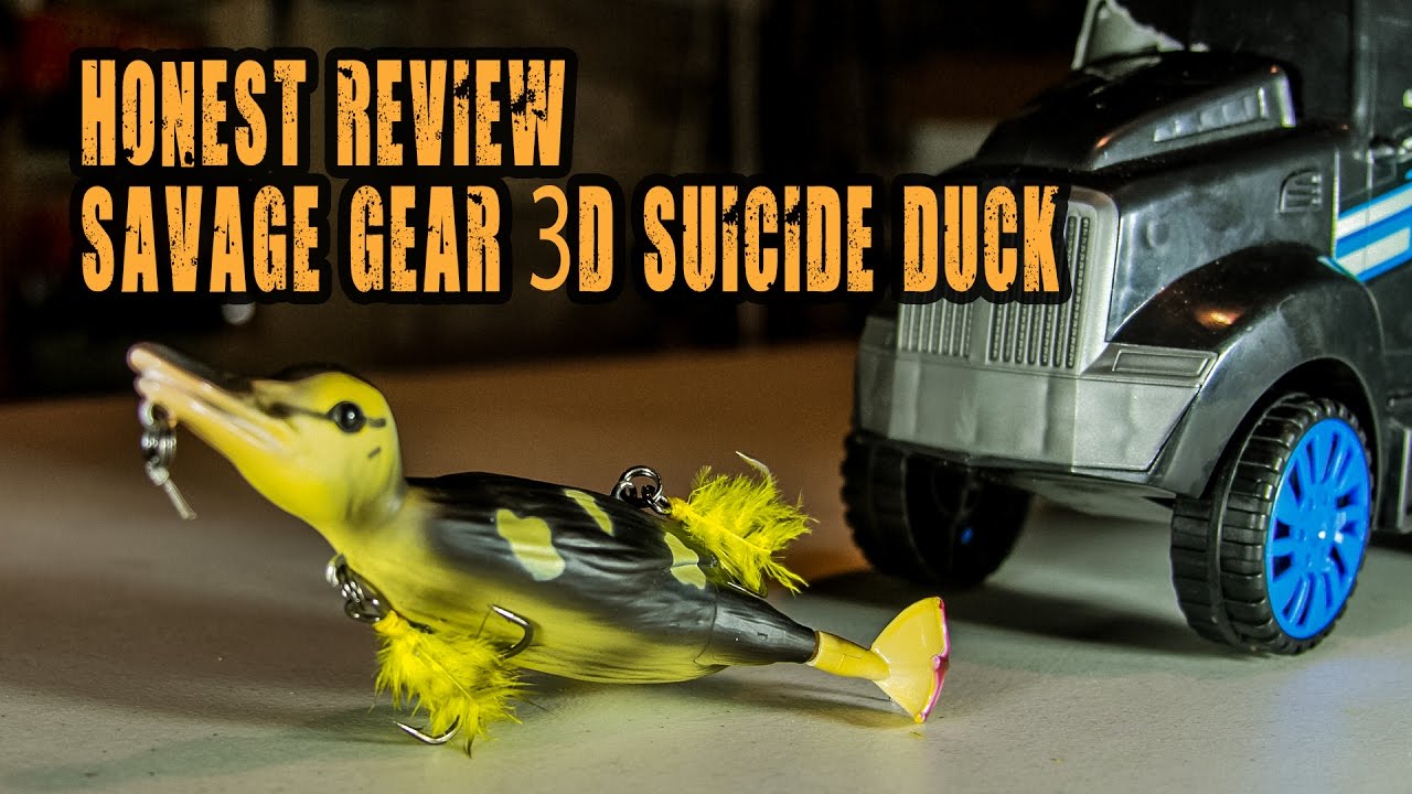 Savage Gear 3D Suicide Duck Review Topwater Bass Fishing Bait? Or Is It...