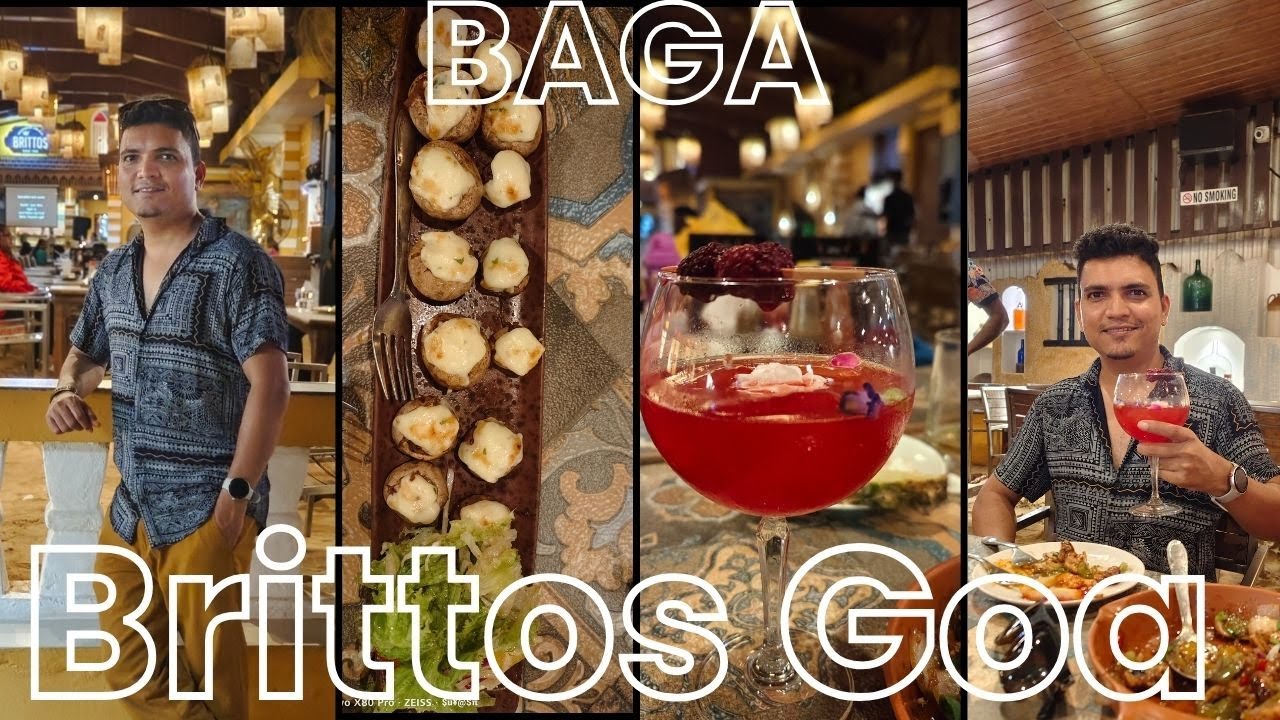 GOA | BAGA BEACH | BRITTOS BAGA BEACH | Best restaurants in baga beach | Consumerzilla