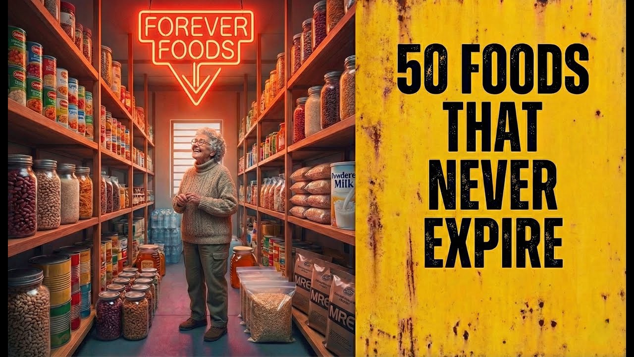 50 Foods That NEVER Expire (Build a Forever Emergency Pantry)