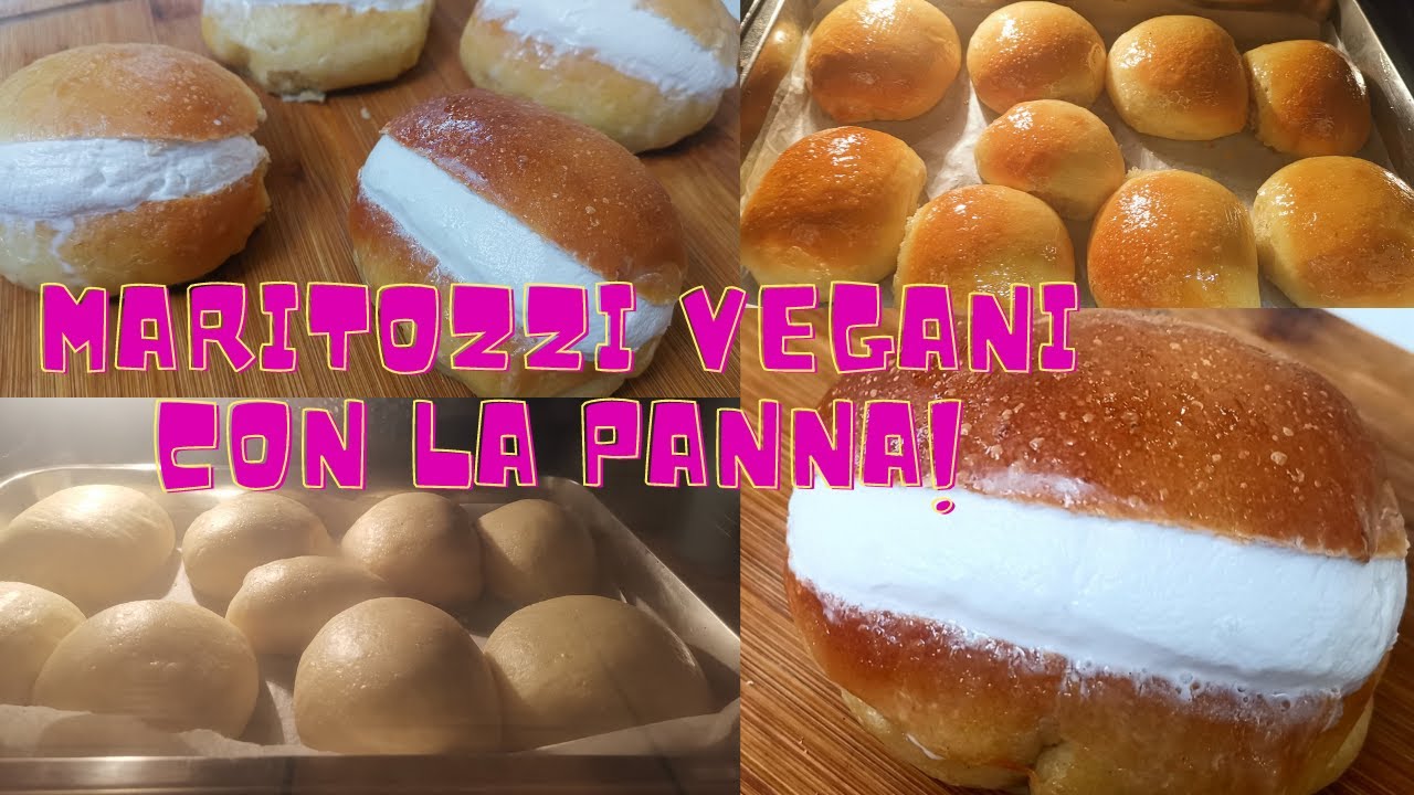 MARITOZZI VEGANI CON LA PANNA! RICETTA