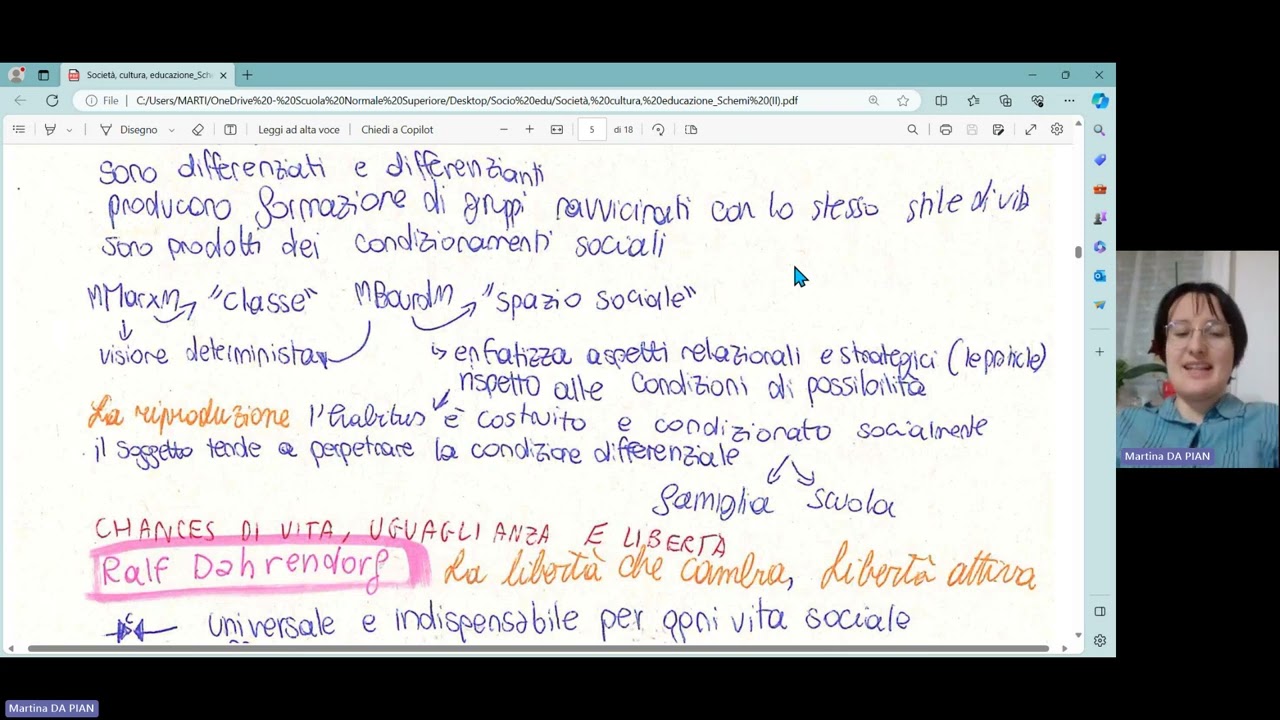 Sociologia dell'educazione: L'approccio conflittualista_Bourdieu e Dahrendorf (Riassunto Besozzi 4)