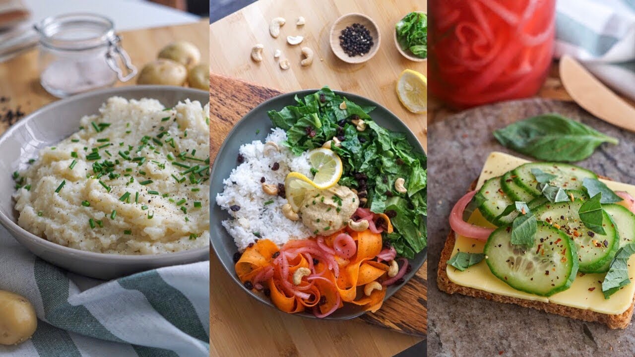 TURN 3 INGREDIENTS into 9 EASY MEALS 🌱☀️
