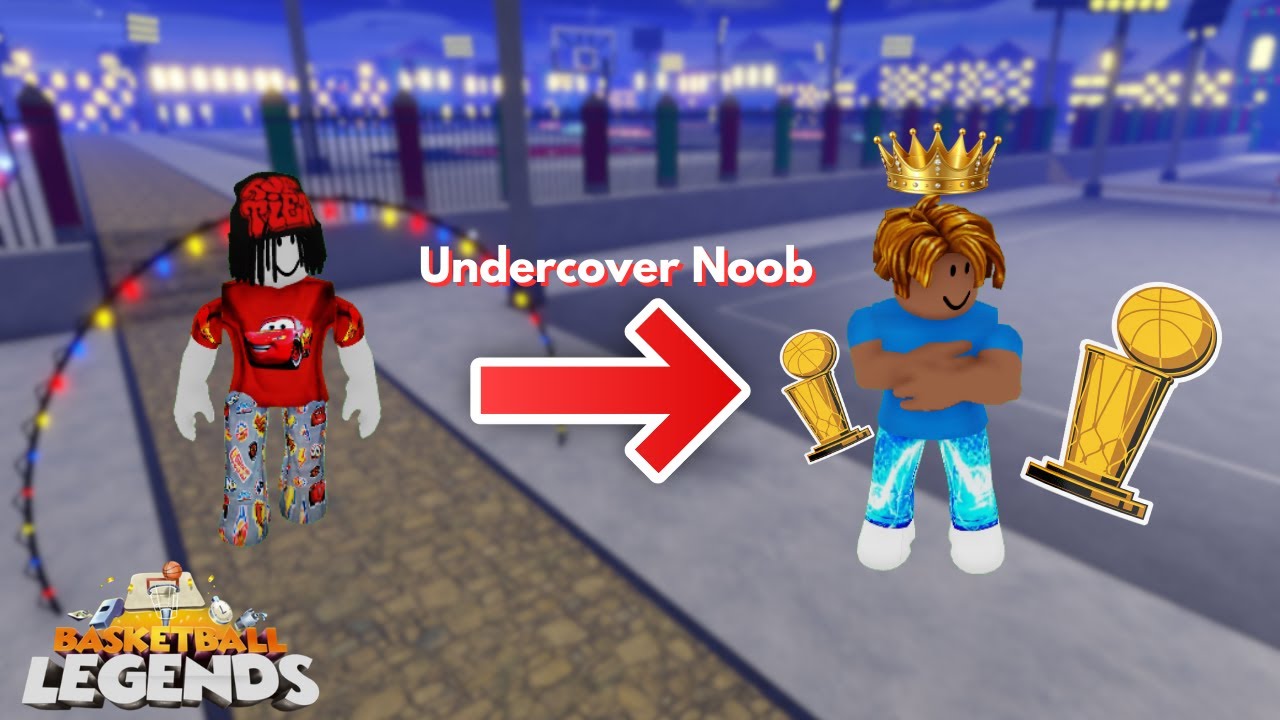 I Went Undercover As A Noob In Basketball Legends And This Happened