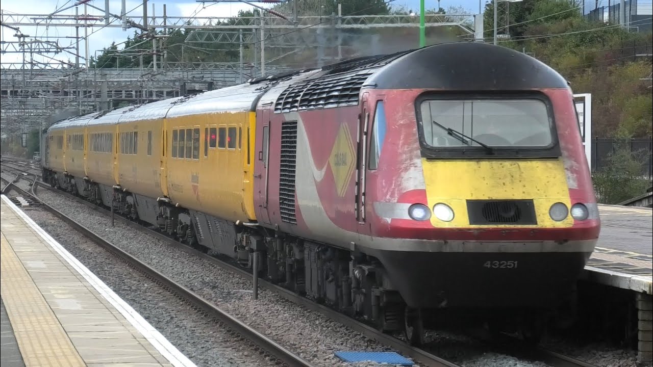 Fantastic few Hours at Milton Keynes Central Fast Trains / Freight Trains /Test Train October 9th 24