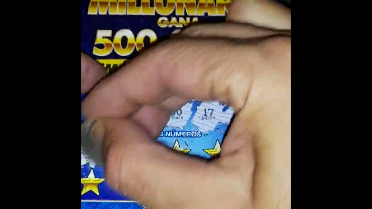 jugando al rasca de la once por 500.000 euros 💶 por primera vez