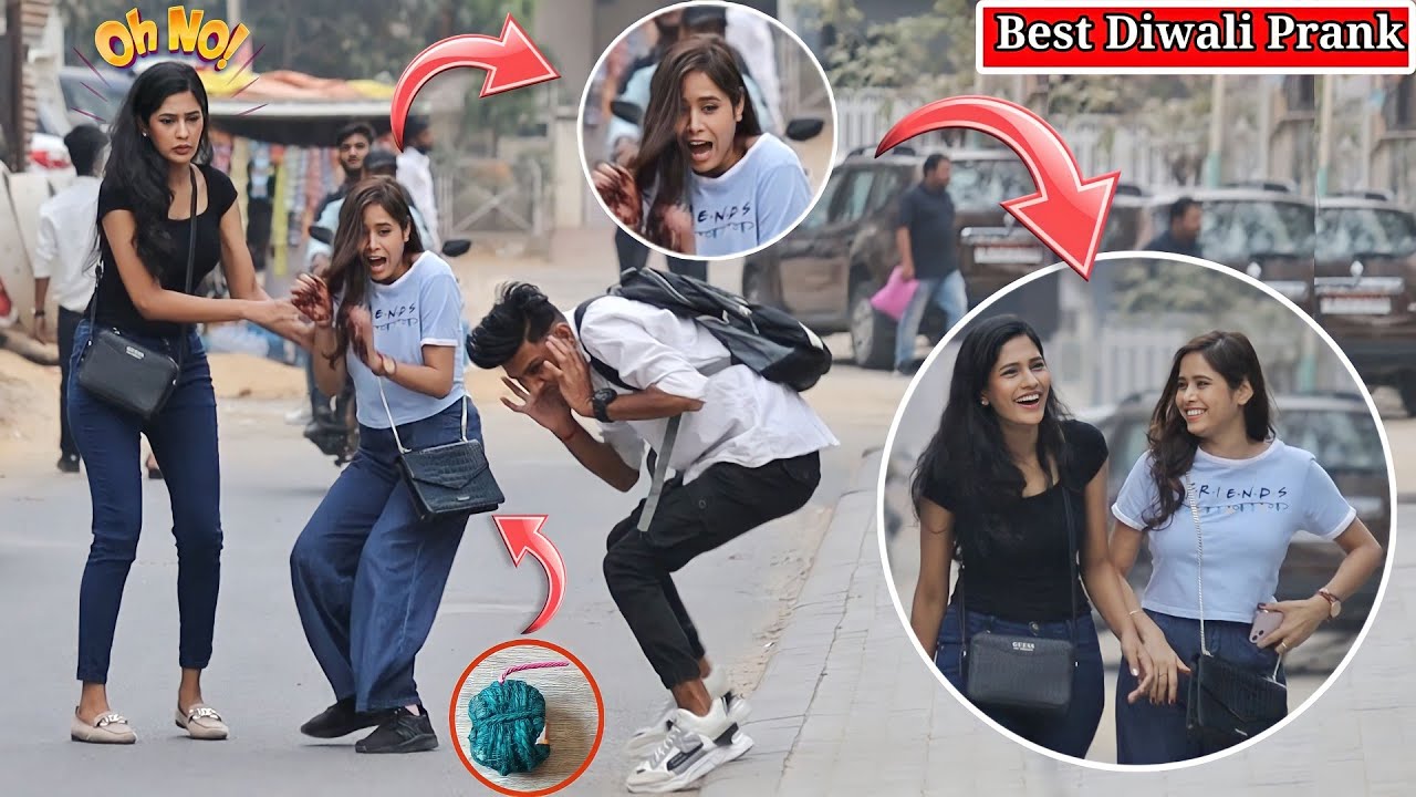 Diwali Special Prank || Best Reaction Prank On Girls || Prank video || Funny Prank 2023