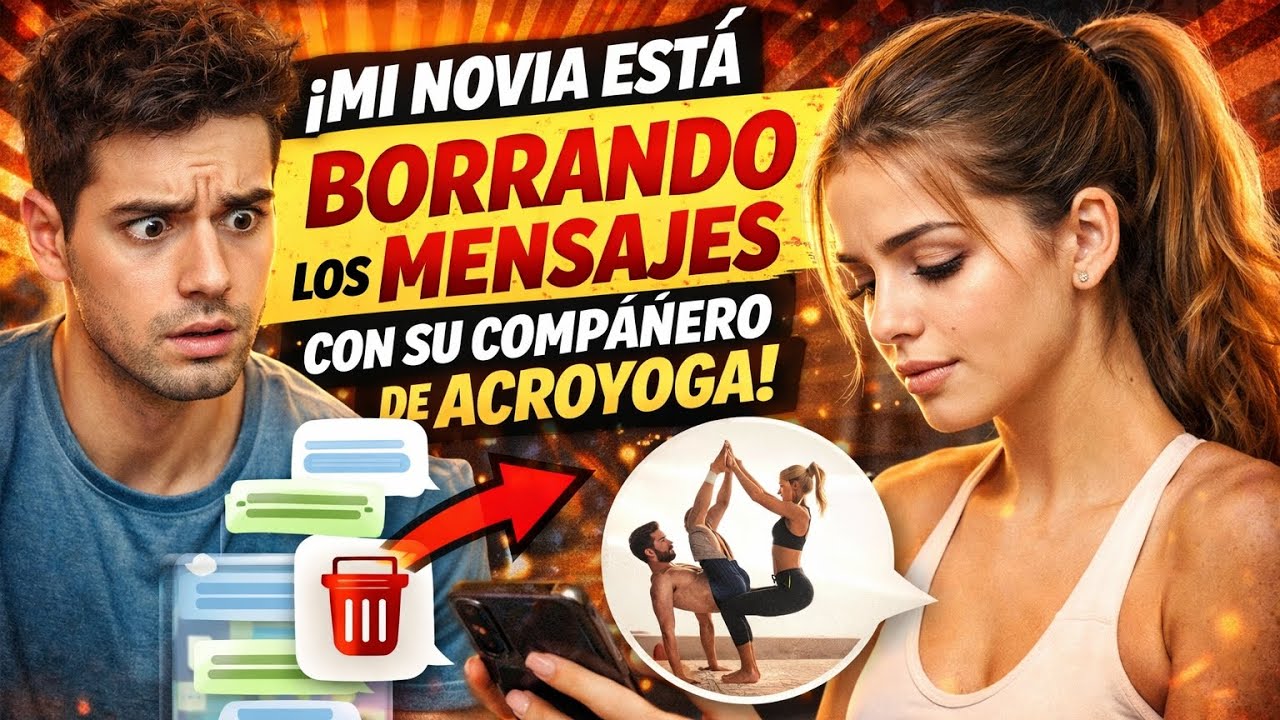 SOY EL CULPABLE por preocuparme,  mi NOVIA está borrando sus MENSAJES con su COMPAÑERO de ACROYOGA