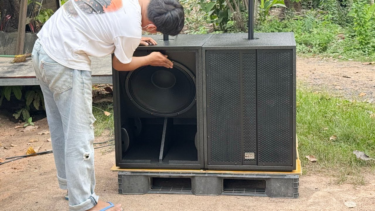 เทสก่อนส่ง!!!! ตู้ซับเบส J -B1000 18 นิ้ว