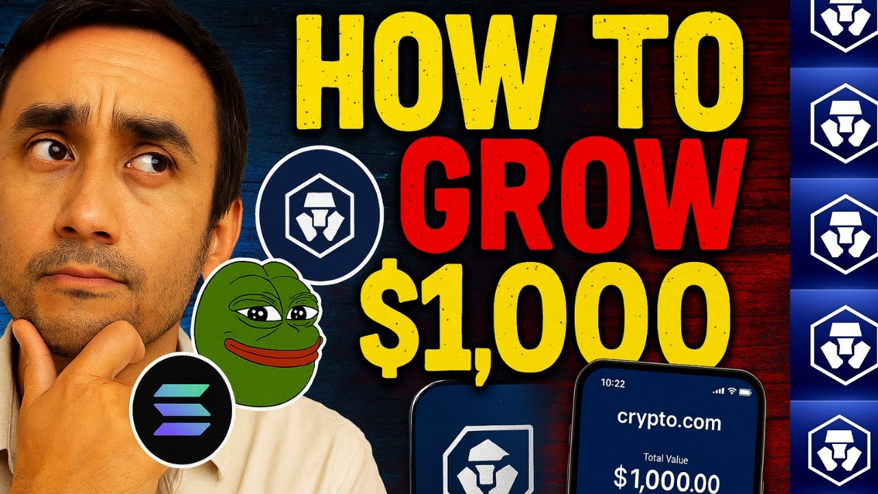 How to Grow $1,000 on Crypto.com App | August 2025 Investing Plan (CRO and PEPE)