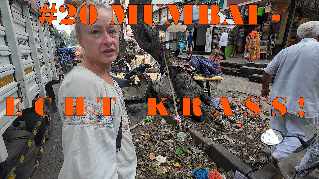 #20 | Indien | Mumbai ist krass! | Fahrrad Weltreise | 4K