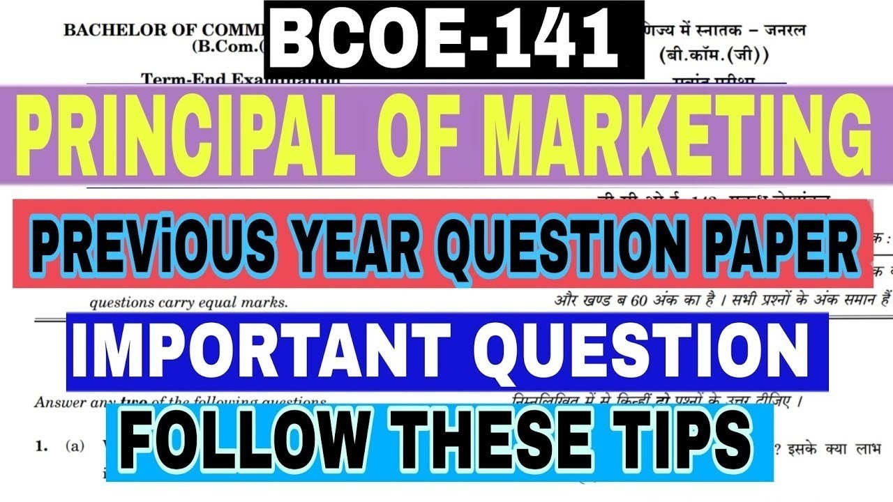 BCOE-141 PREVIOUS YEAR QUESTION PAPER ANALYSIS BCOE-141 DEC 2024 QUESTION PAPER