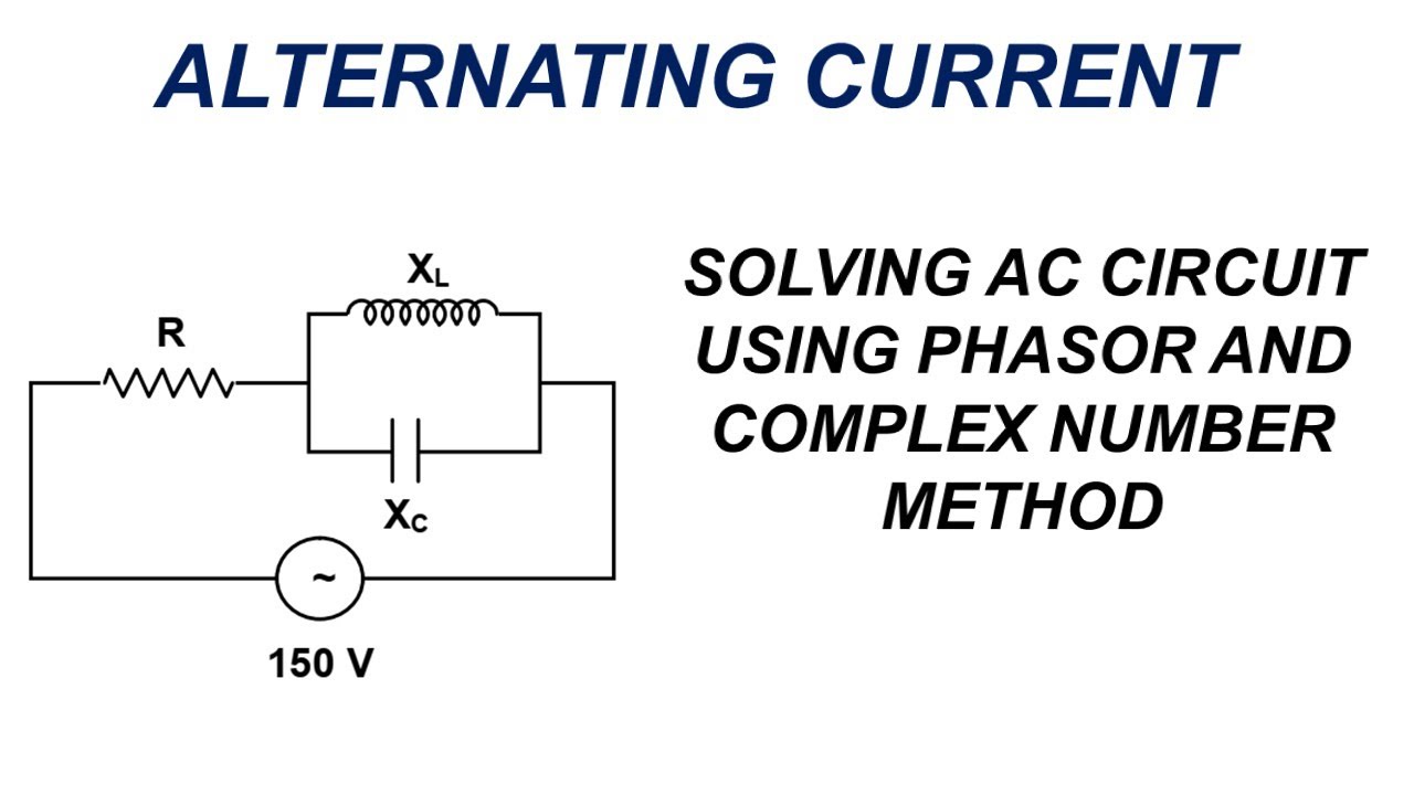 Alternating Current | Solving an AC Circuit using Phasor and Complex Number Method