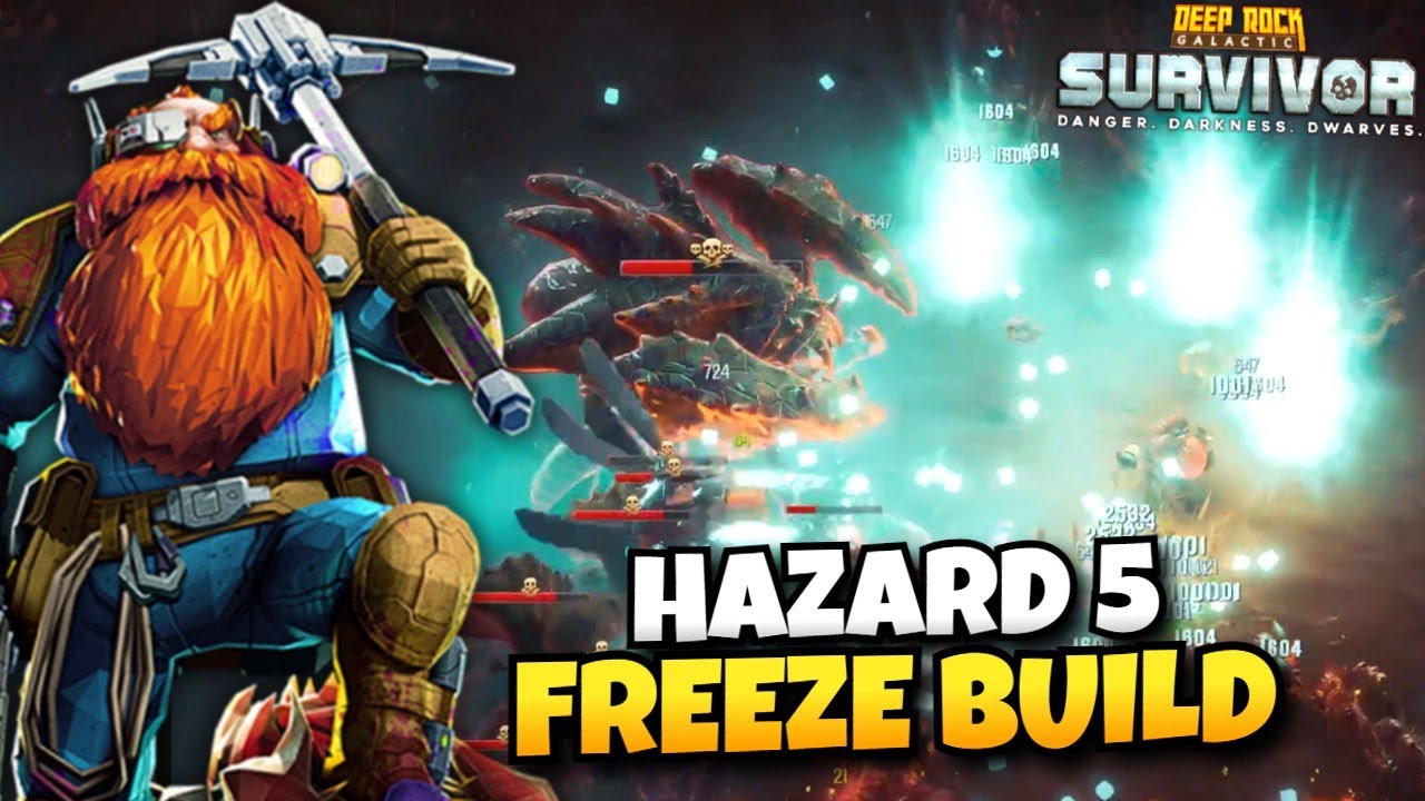Full Cryo Build Puts Hazard 5 on Ice | Deep Rock Galactic: Survivor Gameplay