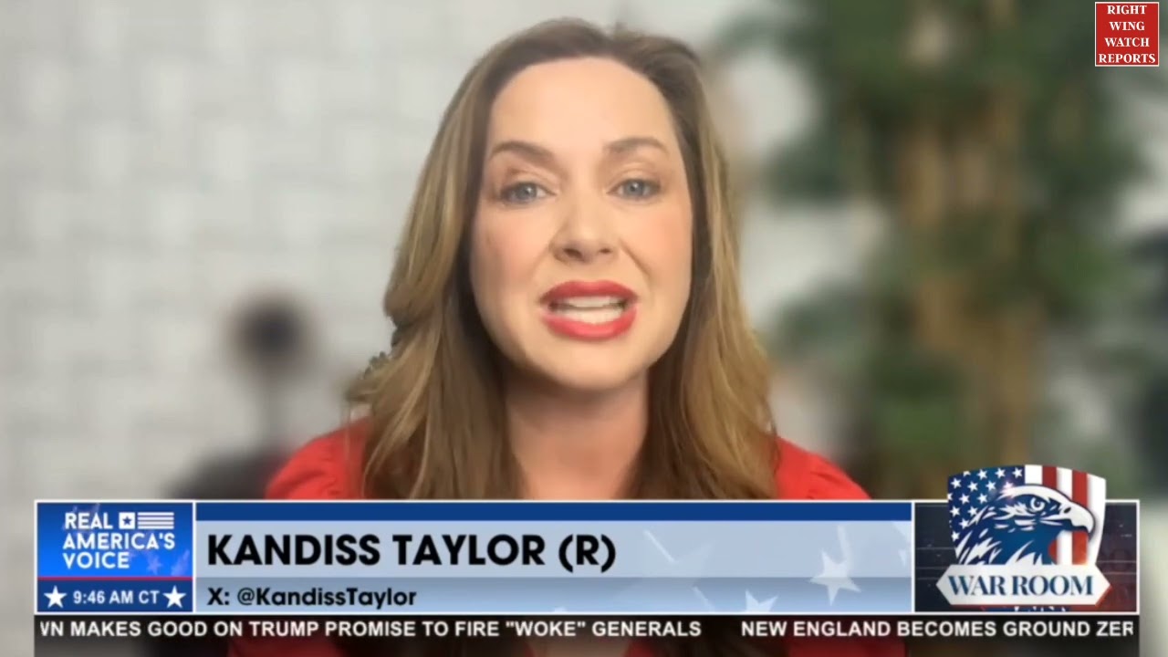 RWW News: Christian Nationalist Conspiracy Theorist Kandiss Taylor Is Running For Congress
