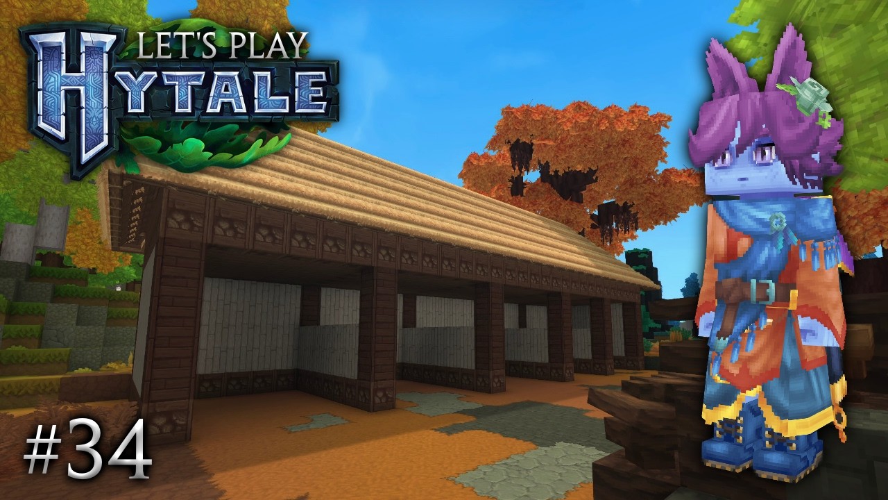 Let's Play Hytale ⛏️34 - Wir bauen ein Walmdach