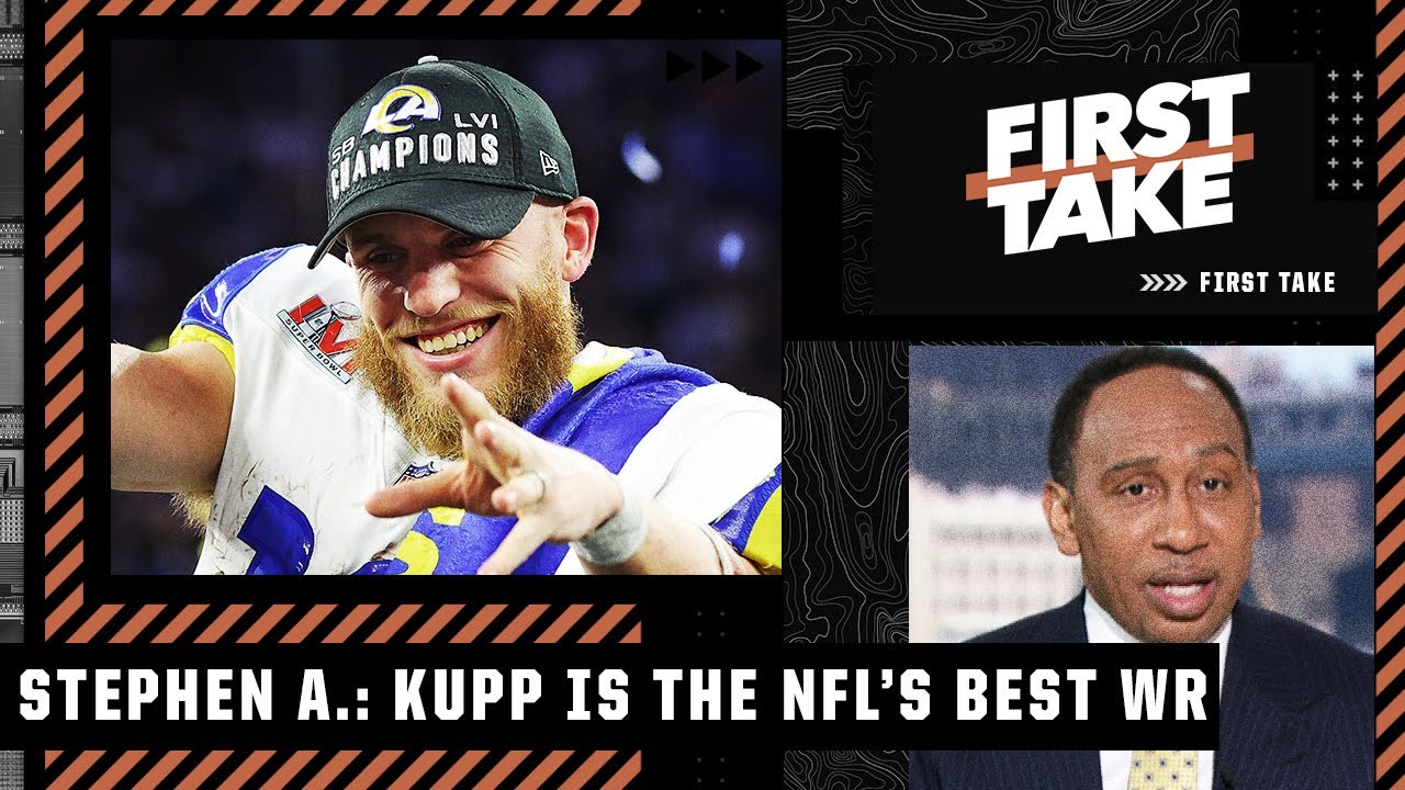 Stephen A. declares Cooper Kupp 'the BEST RECEIVER IN FOOTBALL' right now ❕🏈 | First Take