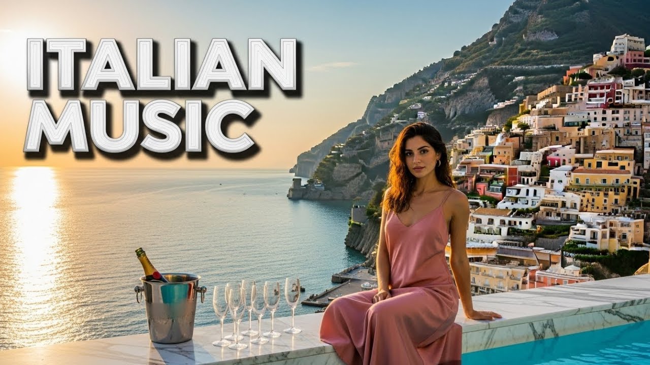 Amalfi Coast Nights 🎶 Romantic Instrumental Music for Calm Evenings | 4K