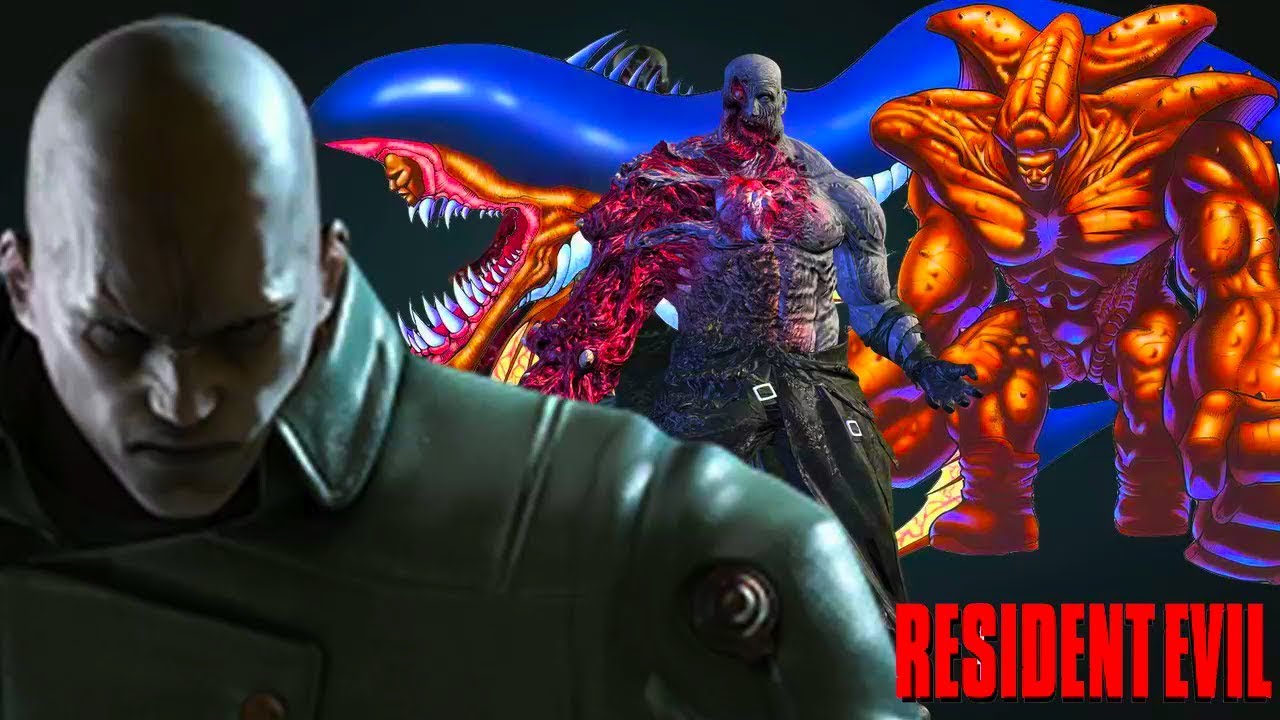 Все дизайны и мутации Мистера Икс (Т-103 Тиран) Resident Evil