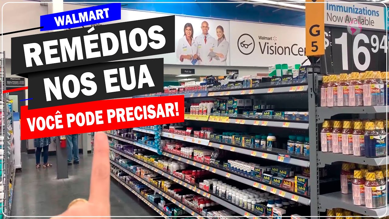 PREÇOS dos MEDICAMENTOS nos EUA (REMÉDIOS no WALMART) DICAS de SAÚDE no Viajar Muda Tudo