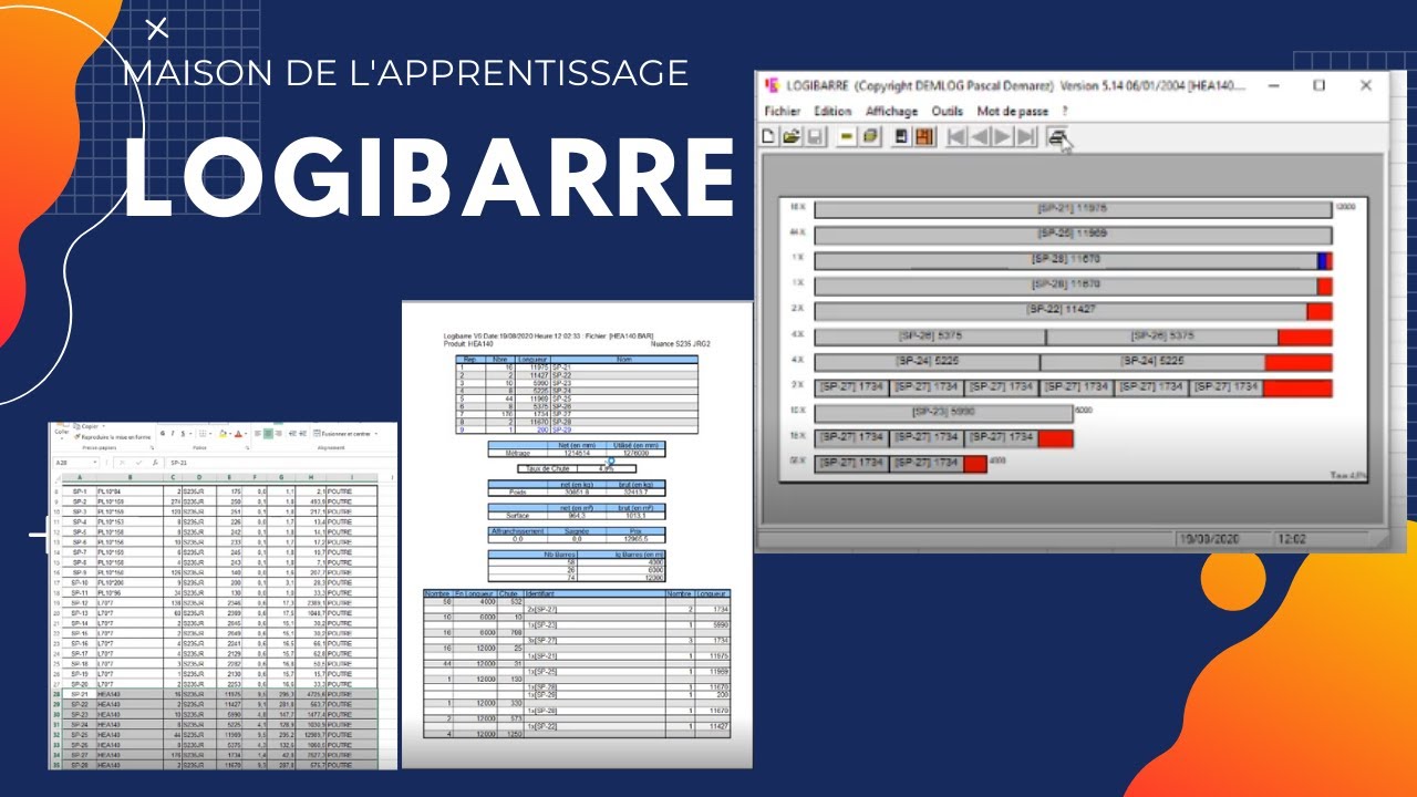comment faire une mise en barre sans saisir les données