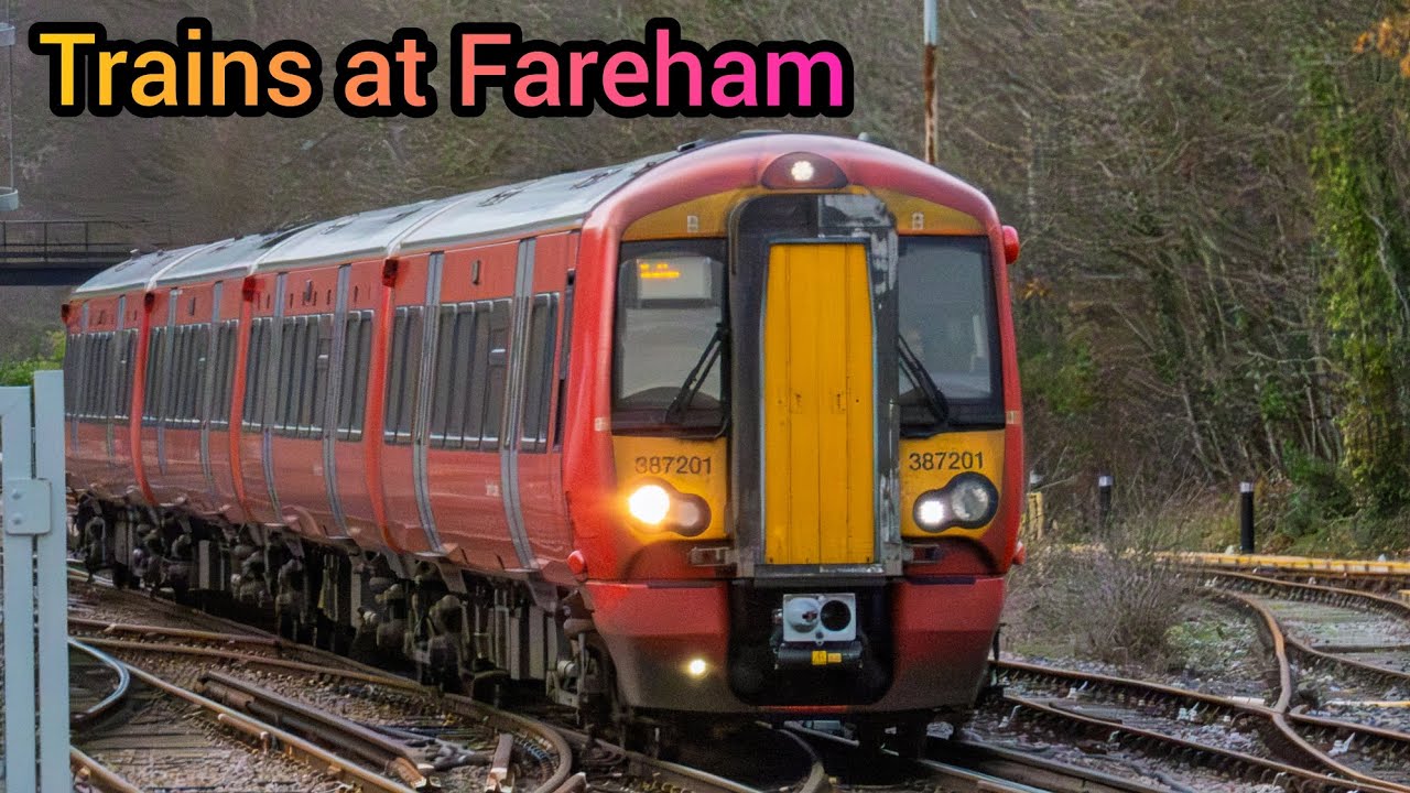 Trains at Fareham 20/12/25