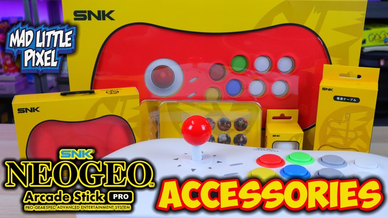 SNK Neo Geo Arcade Stick Pro Accessories Review!