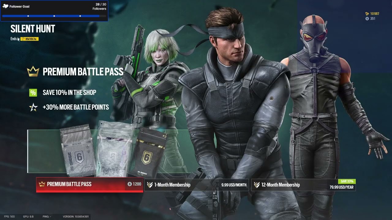 A Bit of QP Warmup and then Ranked Siege | Solid Snake gameplay