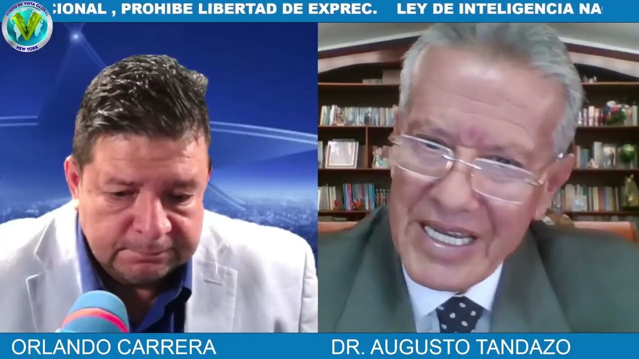LEY DE INTELIGENCIA NACIONAL . DR. AUGUSTO TANDAZO .