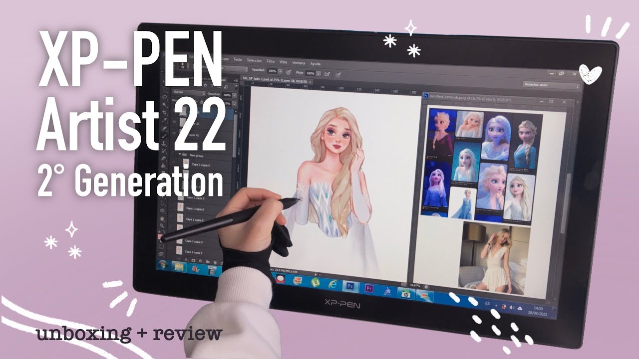 XP-Pen Artist 22 (2nd gen) ✍️✨ unboxing + review