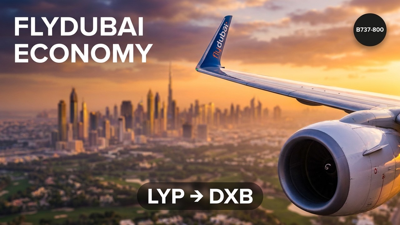 Full Flight Experience: flydubai 737-800 Economy | Faisalabad to Dubai (LYP-DXB)