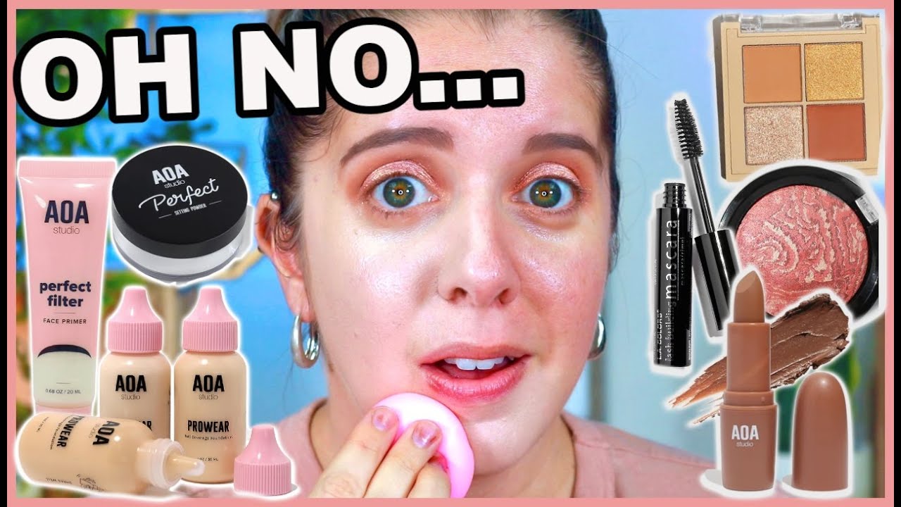 FULL FACE OF SHOP MISS A!! || IT GETS ROUGH.....||