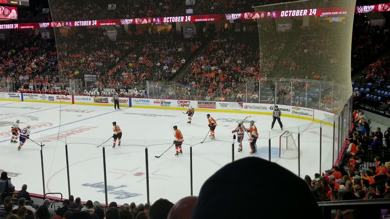 Ryan Pulock Scores Game Winning Goal For Islanders In Allentown (OT 9/21/18)