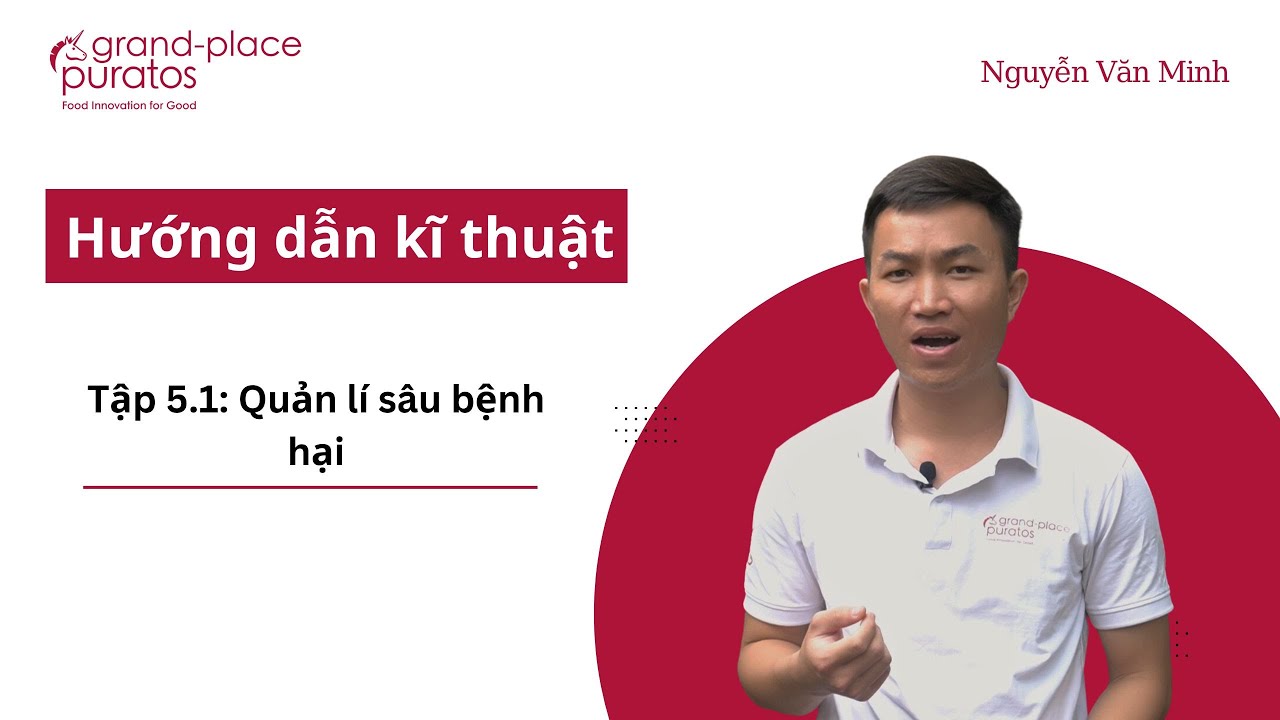 [Hướng dẫn kĩ thuật] - Tập 5.1: Quản lí sâu bệnh hại